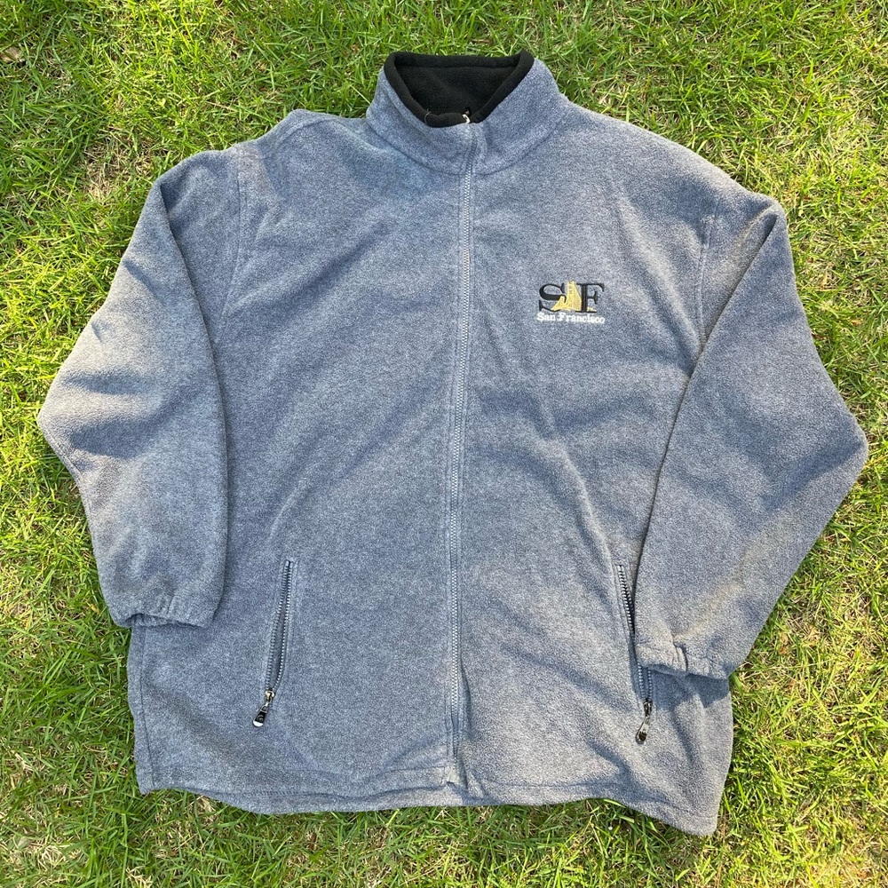 Embroidered San Francisco Fleece Zip-Up